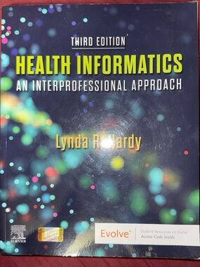Health Informatics by Lynda R. Hardy - Third Edition - Navy & Neon Cover